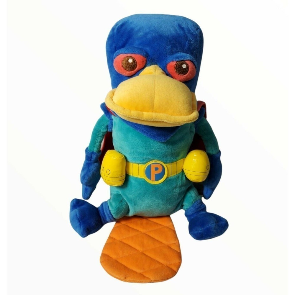 Disney Storeβ Super Perry the Platypus Marvel Alliance Phineas & Ferb Plush Doll